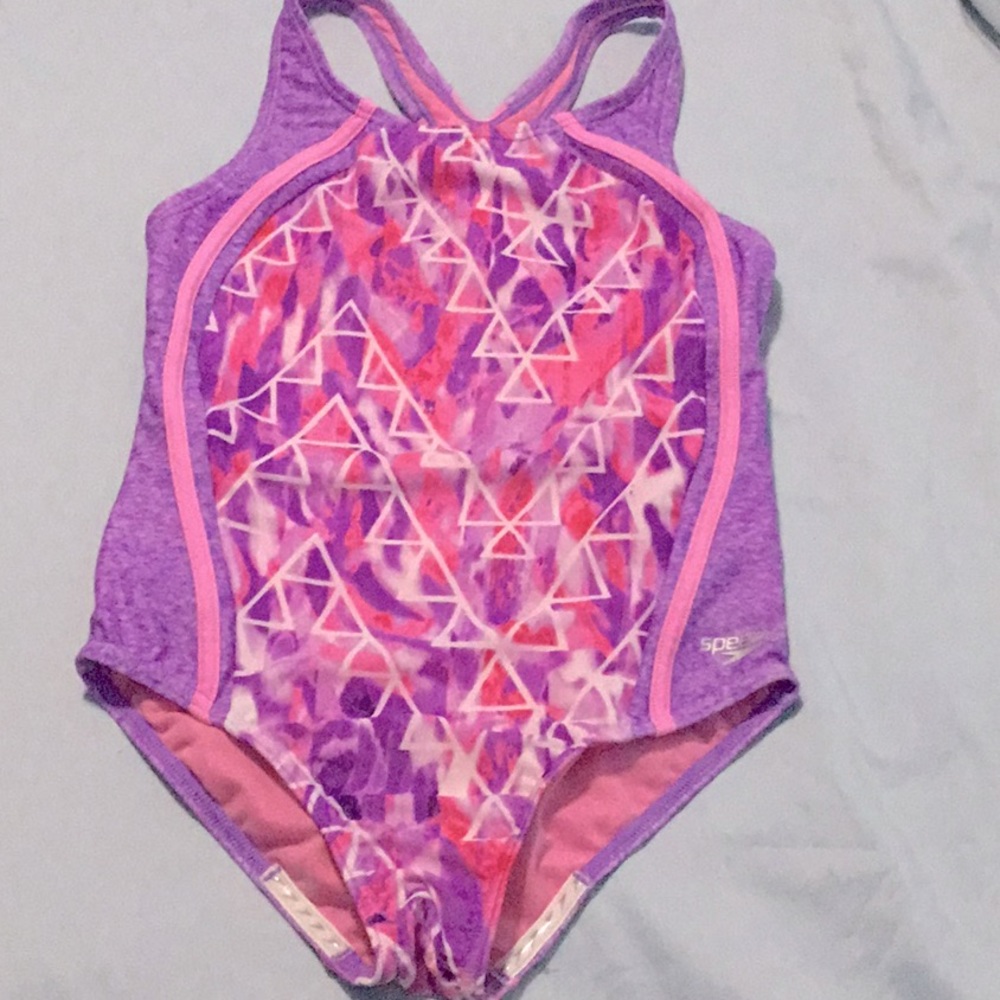 Girls racer back speedo